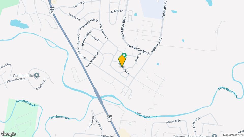 416 Sandburg Dr Map and Location Details