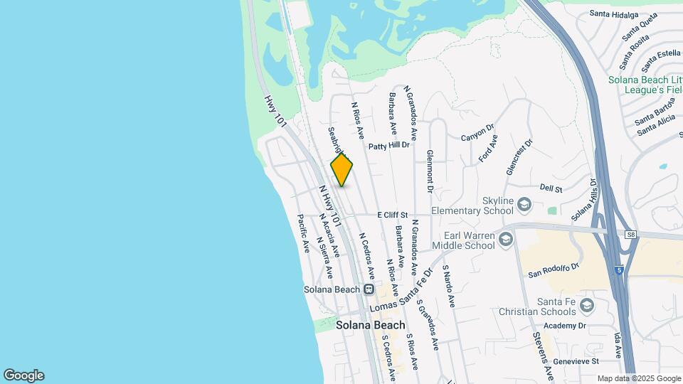 505 N Cedros Ave Map and Location Details