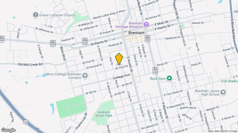 402 W Third St Map and Location Details