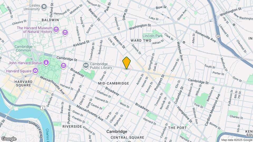 1482 Cambridge St Map and Location Details