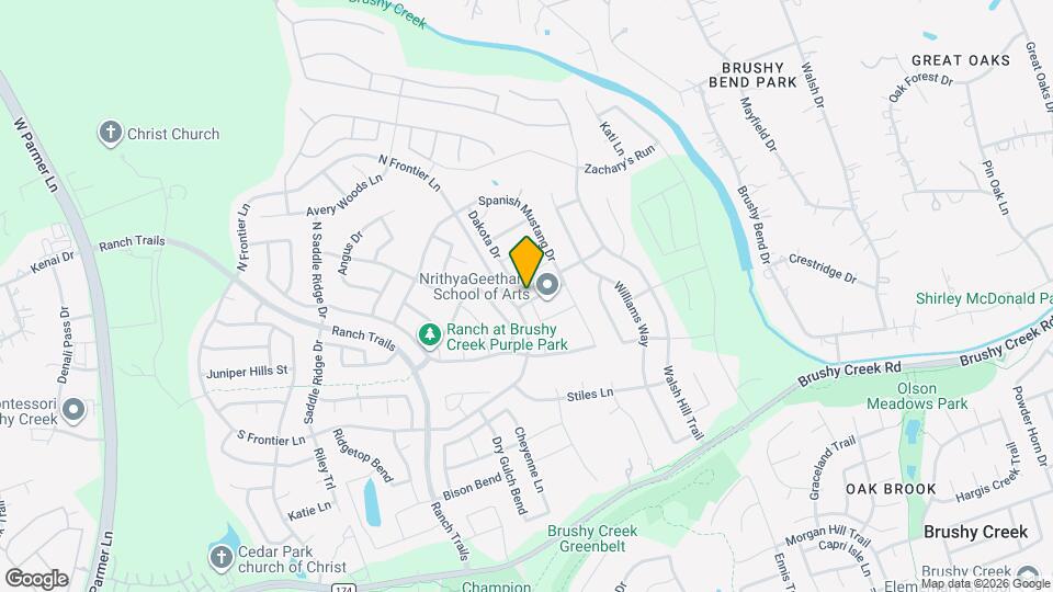 4205 Buckskin Map and Location Details