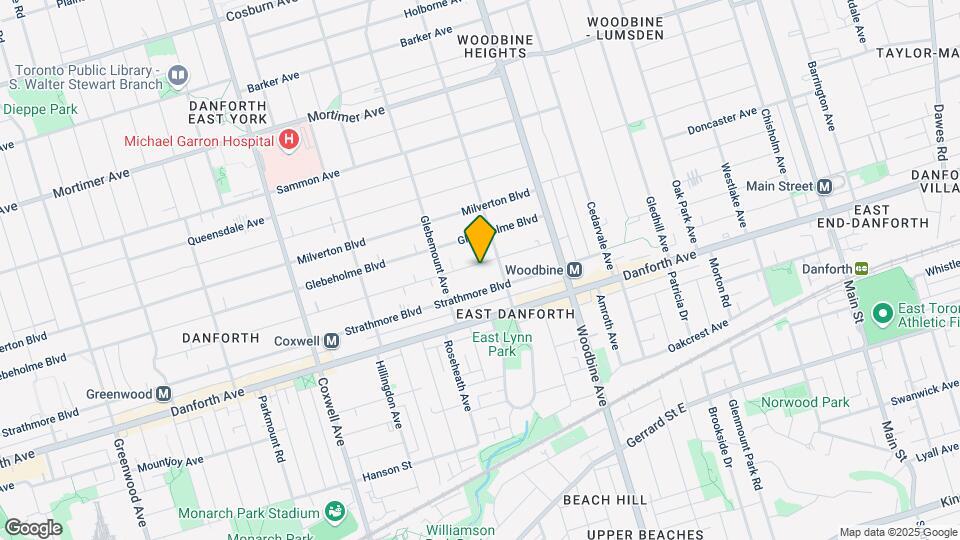 327 Wolverleigh Blvd Map and Location Details