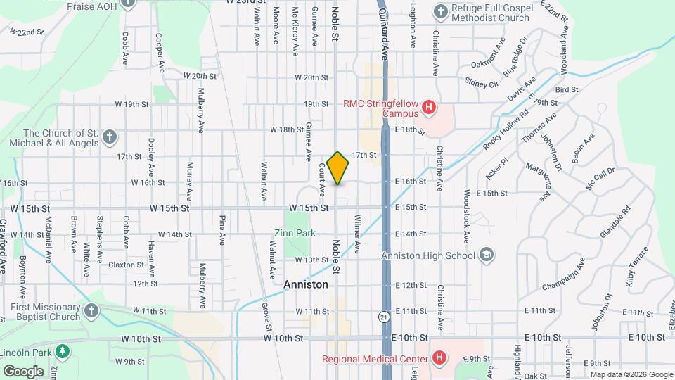 1525 Noble St Map and Location Details