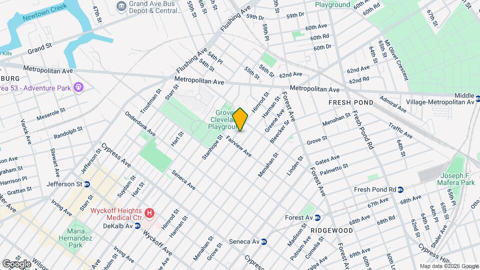 20-20 Himrod St Mapa y Detalles de la Ubicación
