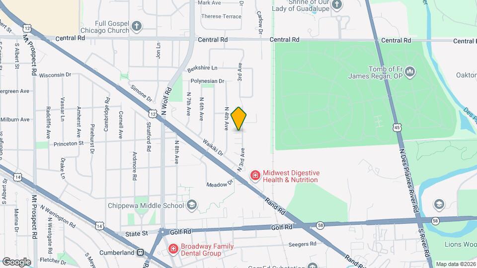 398 N 3rd Ave, Unit 4 Map and Location Details