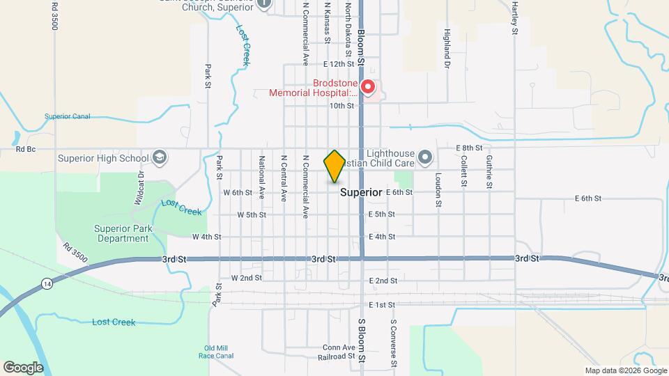 316 E 6th St Map and Location Details