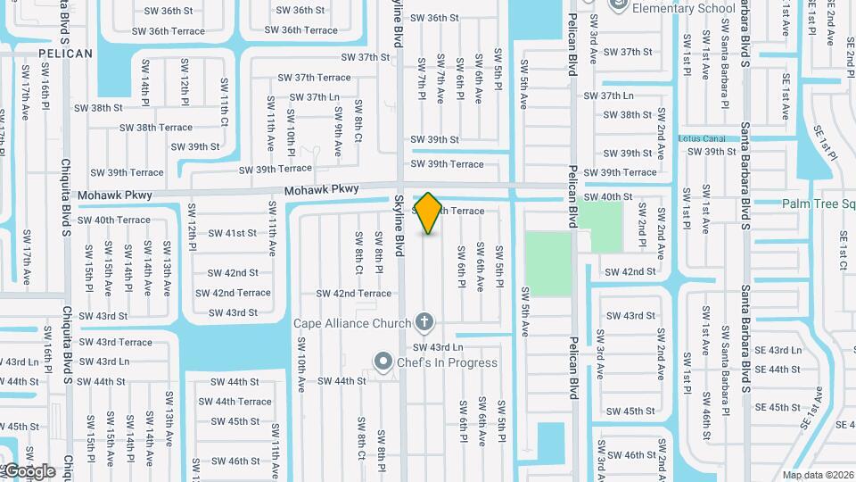 4111 SW 7th Pl Map and Location Details