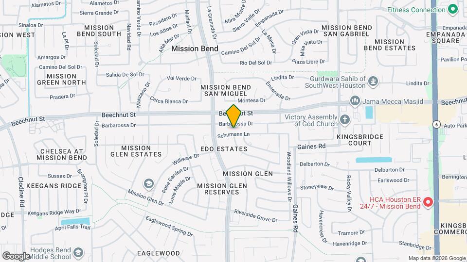 15638 Schumann Ln Map and Location Details