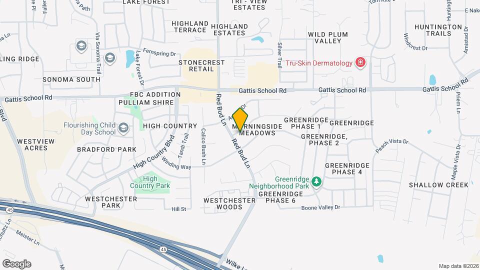 104 Silk Tree Ln Map and Location Details