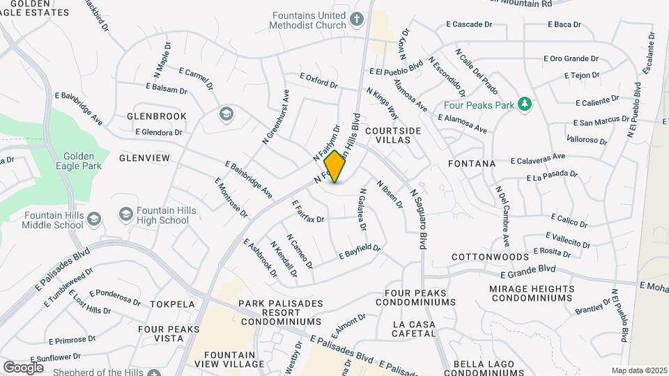 14421 N Sherwood Dr Mapa y Detalles de la Ubicación
