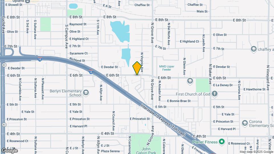 1134 E 6th St Map and Location Details