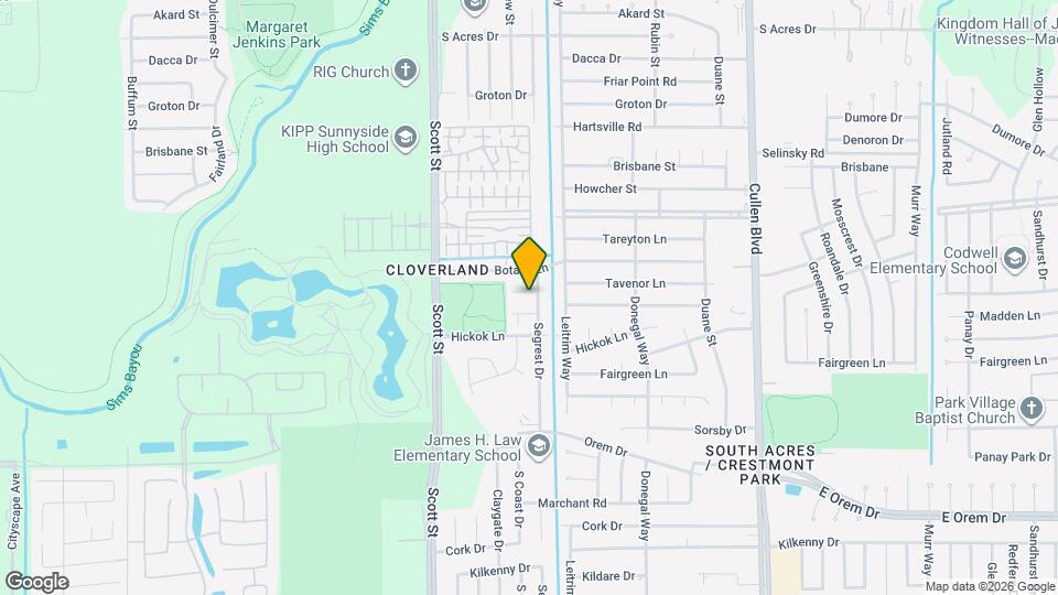 3918 Tavenor Ln Map and Location Details