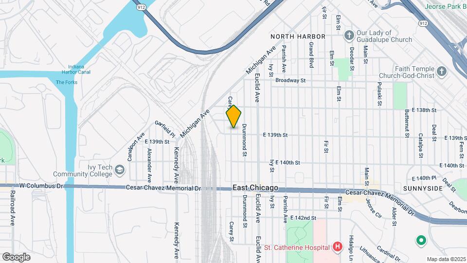 3843 Carey St Map and Location Details