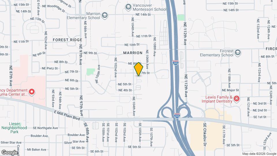 10425 NE 5th Cir Mapa y Detalles de la Ubicación