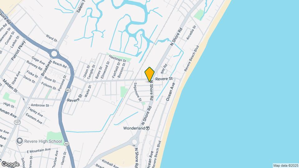 1129 N Shore Rd, Unit 1 Map and Location Details