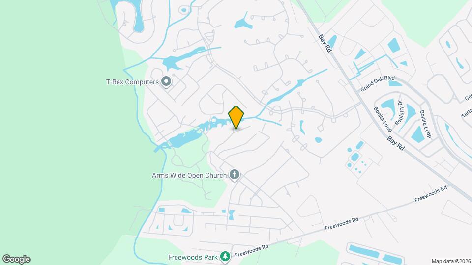 922 Fairwood Lakes Dr Mapa y Detalles de la Ubicación