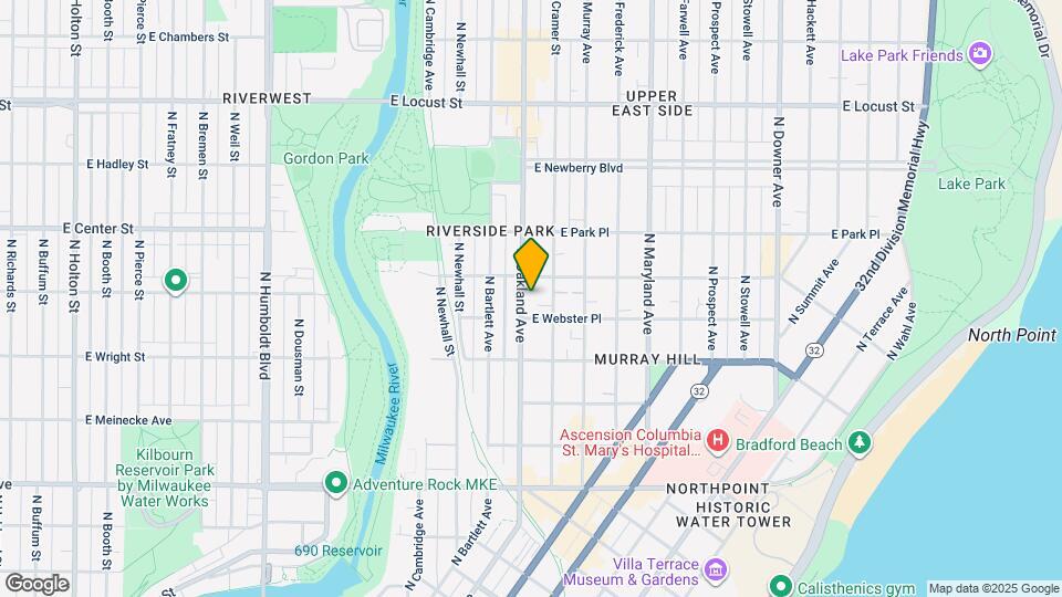 2574 N Oakland Ave Mapa y Detalles de la Ubicación
