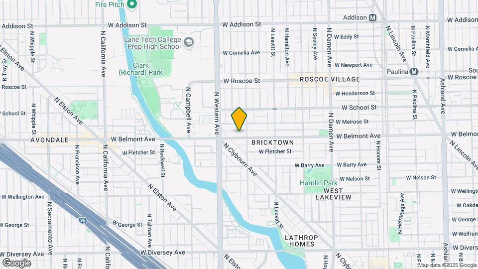 2312 W Belmont Ave Map and Location Details