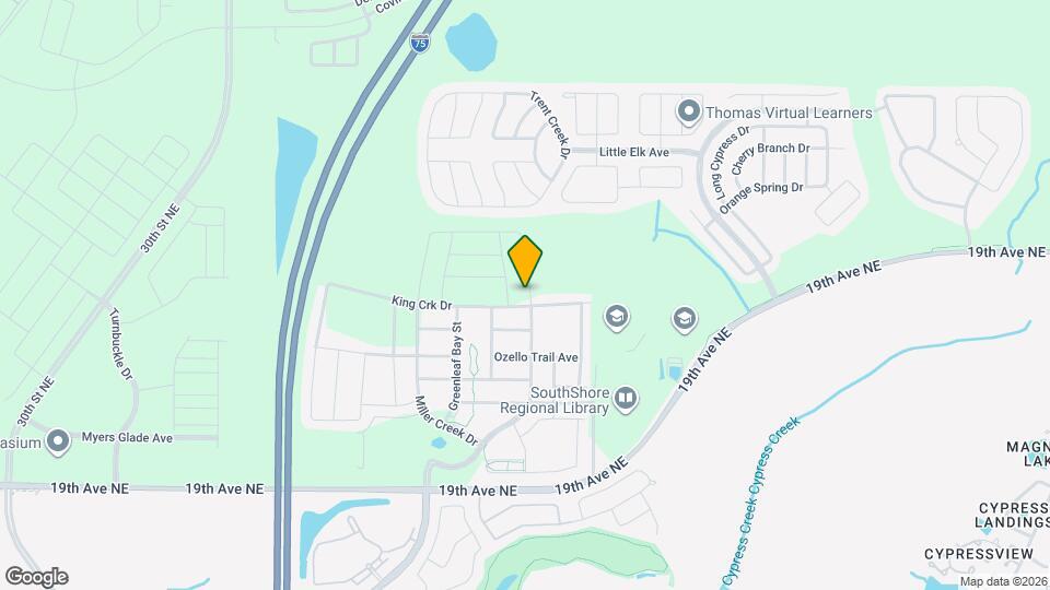 15551 Miller Creek Dr Map and Location Details