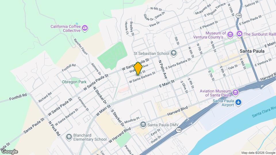 209 W Santa Barbara St Map and Location Details