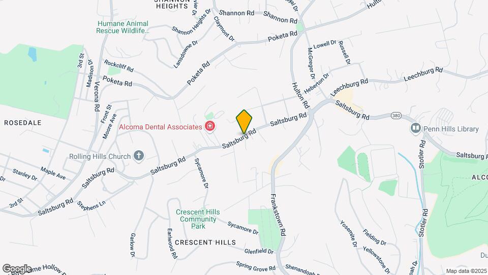 5830 Saltsburg Rd Map and Location Details