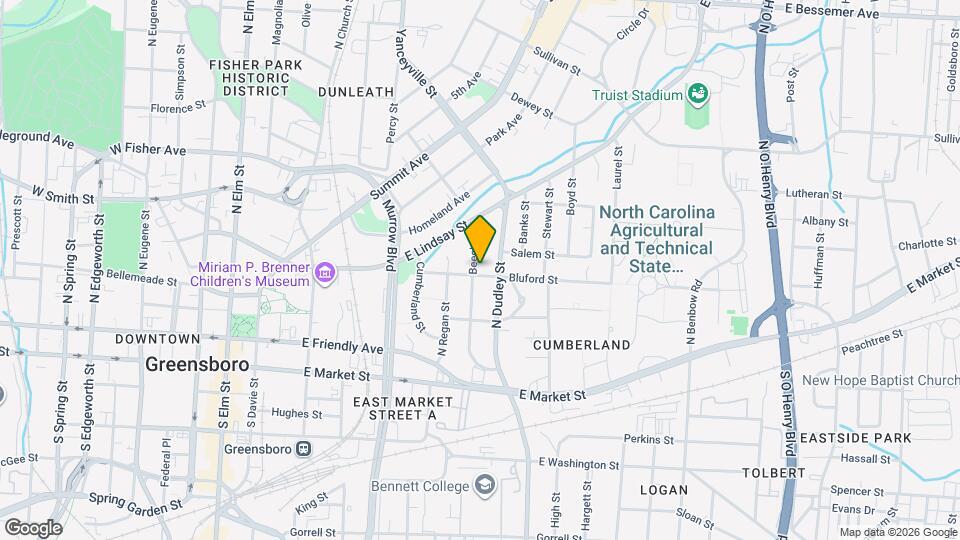 400 Beech St Map and Location Details