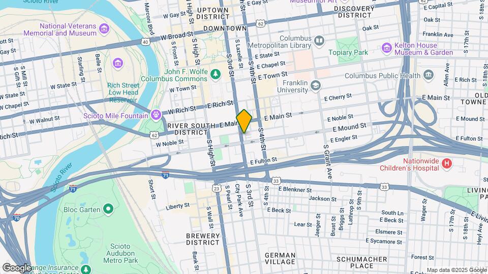 326-340 S 3rd St Map and Location Details
