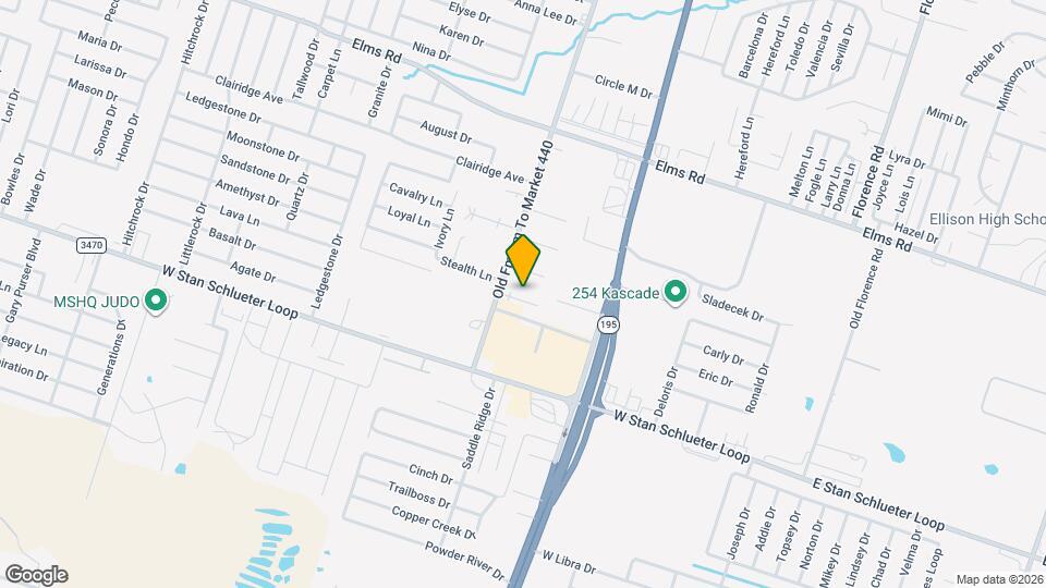 1109 Horizon Dr Map and Location Details