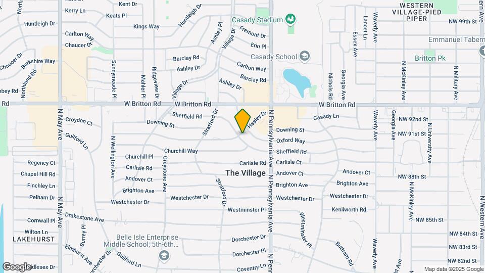 1729 Sheffield Rd Map and Location Details