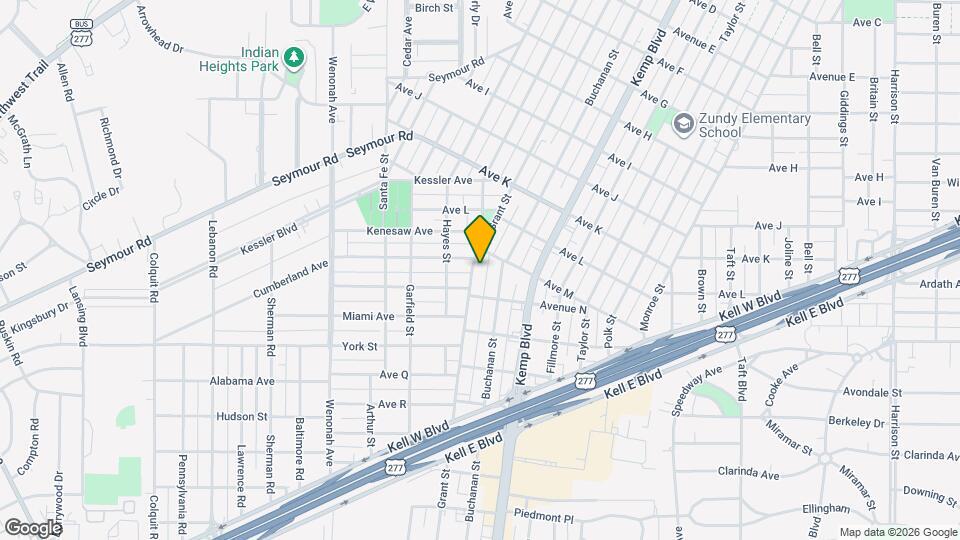 2307 Grant St Map and Location Details