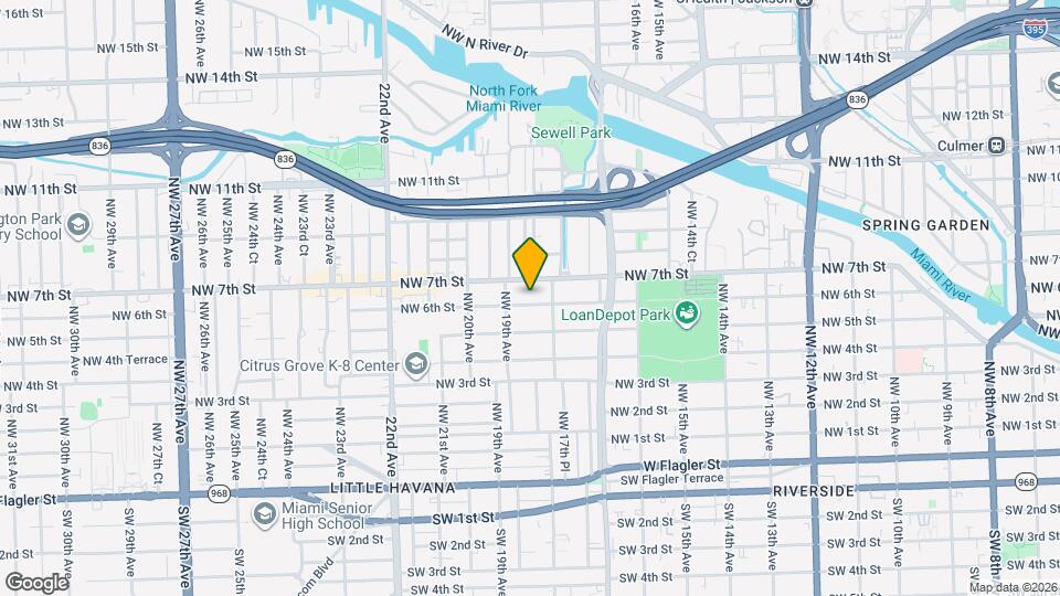 1845 NW 6th St Map and Location Details