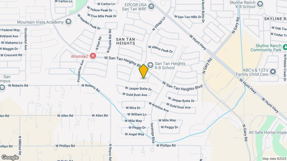 2684 W Goldmine Mountain Dr Map and Location Details