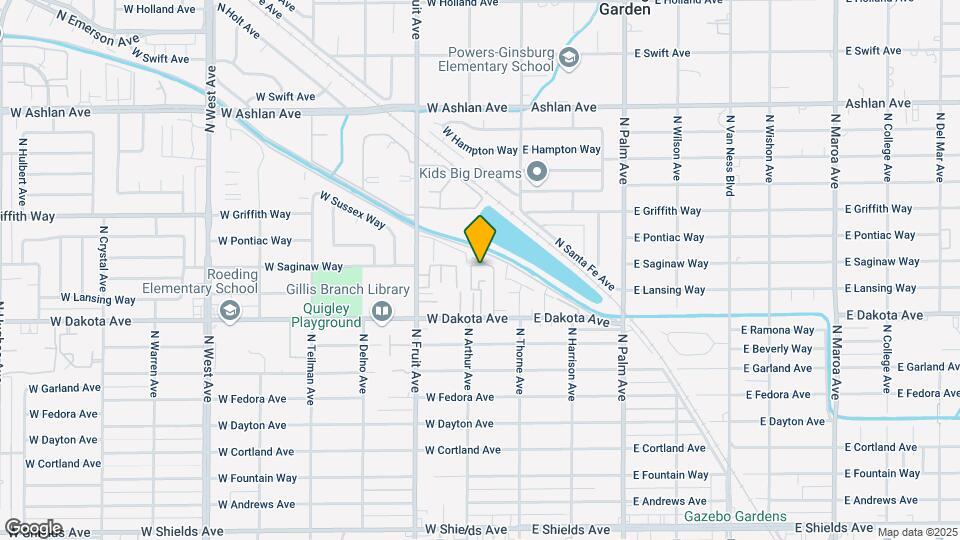 218 W Dakota Ave Map and Location Details