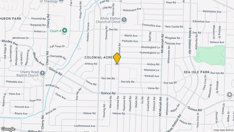 1331 Colonial Rd Map and Location Details