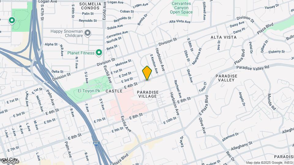 Paradise Village Map and Location Details