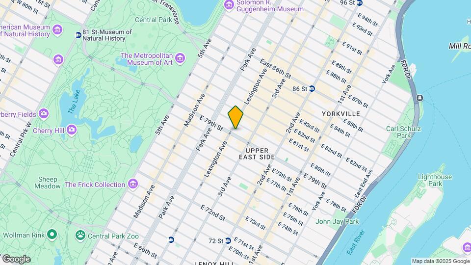 155 E 79th St Map and Location Details