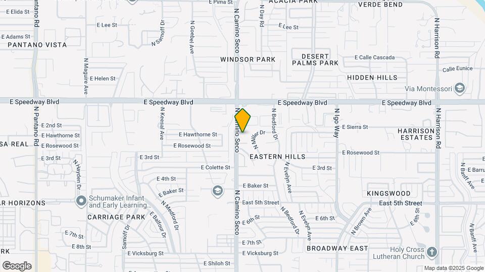 924 N Camino Seco Map and Location Details