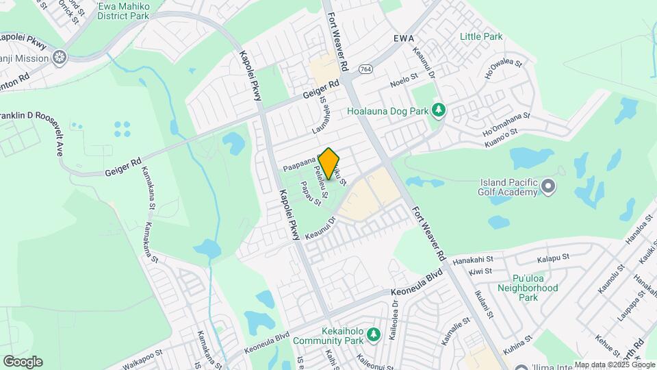 91-1105-1105 Ho'Ili'Ili St Map and Location Details