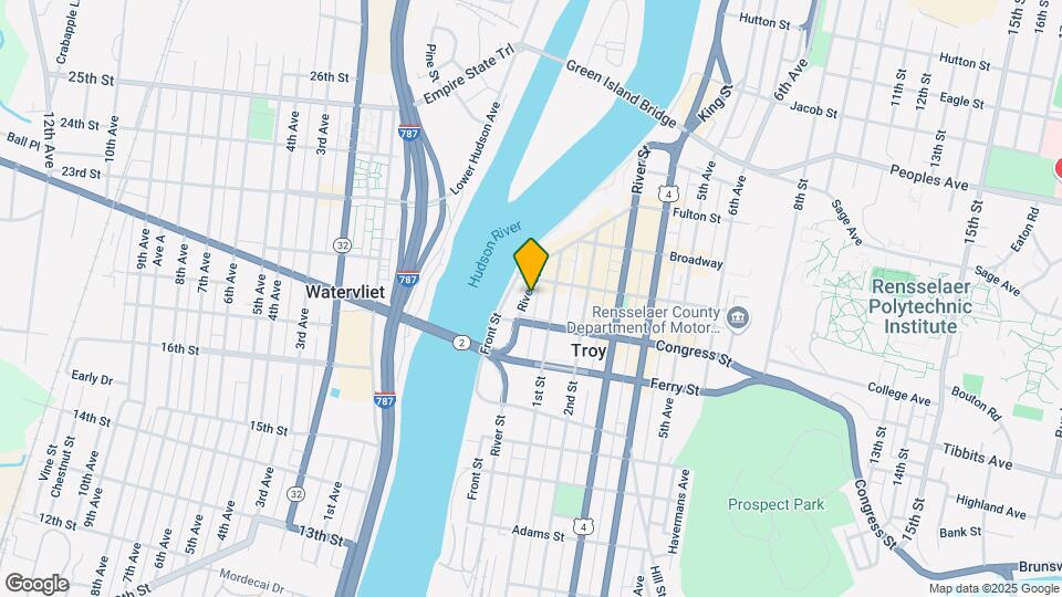 182 River St, Unit 166 River St apt C Map and Location Details