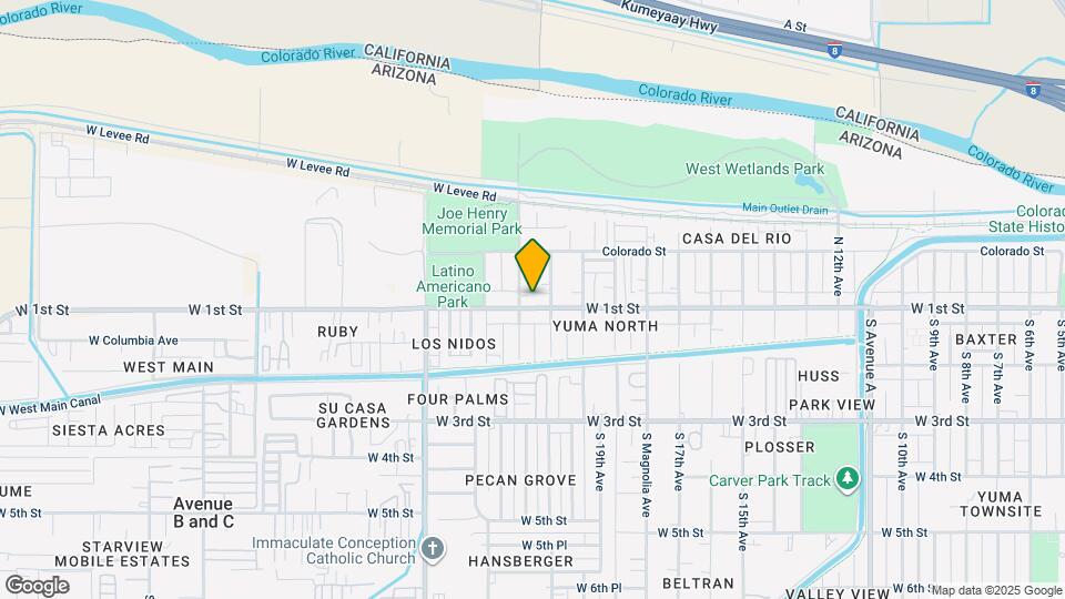 2192 W 1st St Map and Location Details