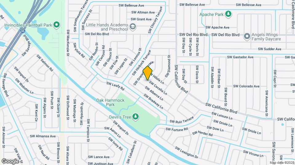 1852 SW Cecelia Ln Map and Location Details