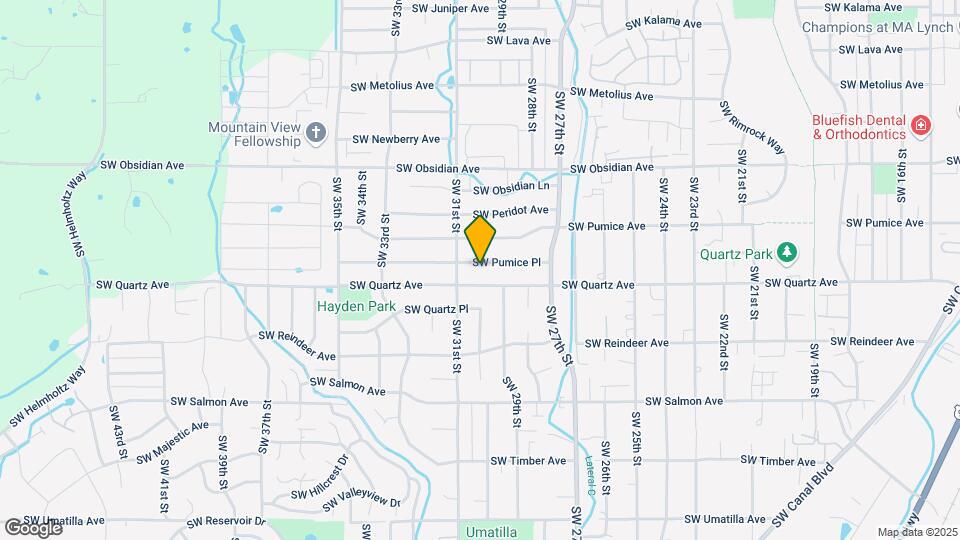 3016 SW Pumice Pl Map and Location Details