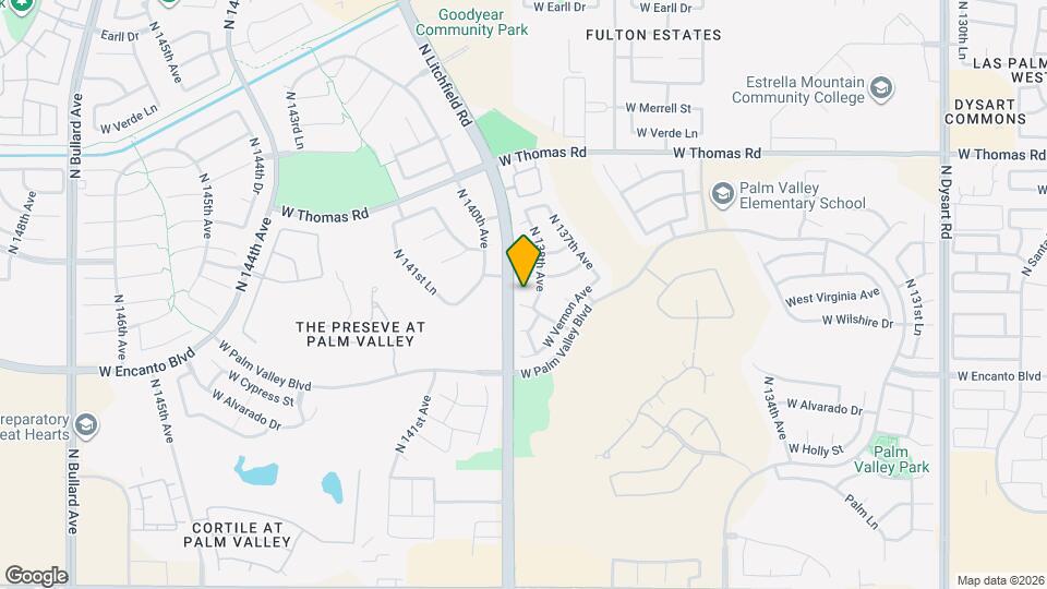 13888 W Wilshire Dr Map and Location Details