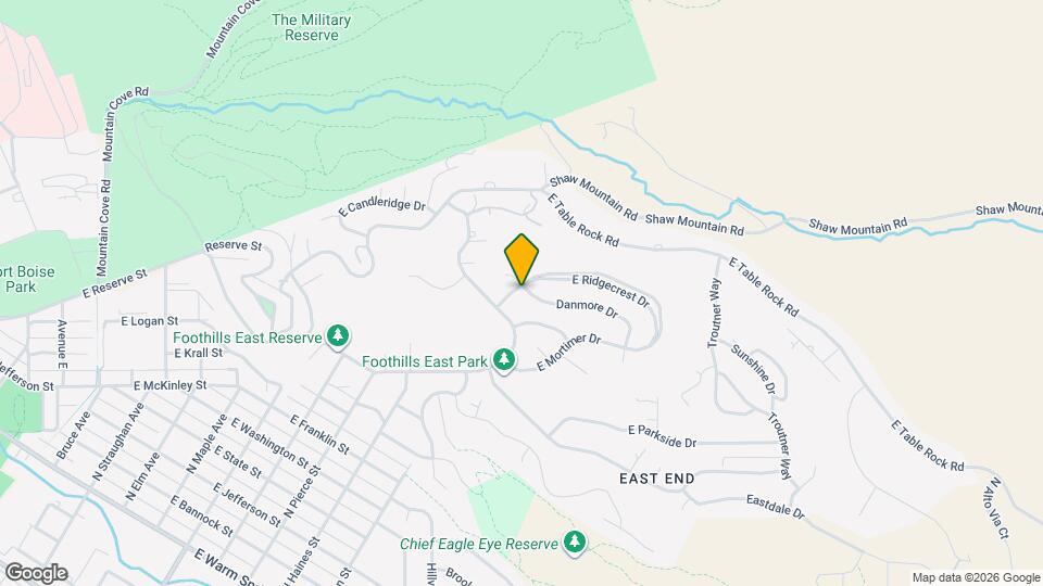 1751 Ridgecrest Dr Map and Location Details