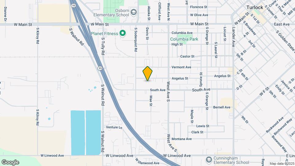 1054 Angelus St Map and Location Details