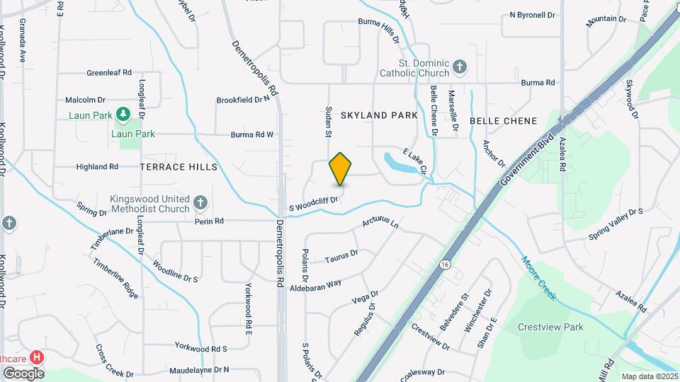 2704 Woodcliff Dr E Map and Location Details