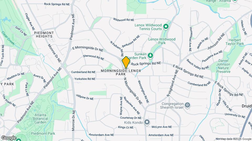 1531 N Morningside Dr NE Map and Location Details