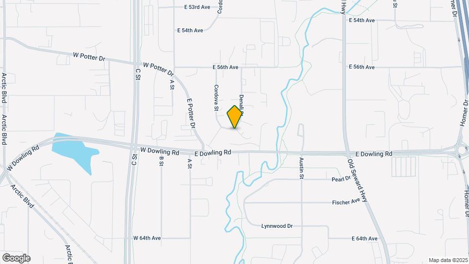 5911 Denali St Map and Location Details