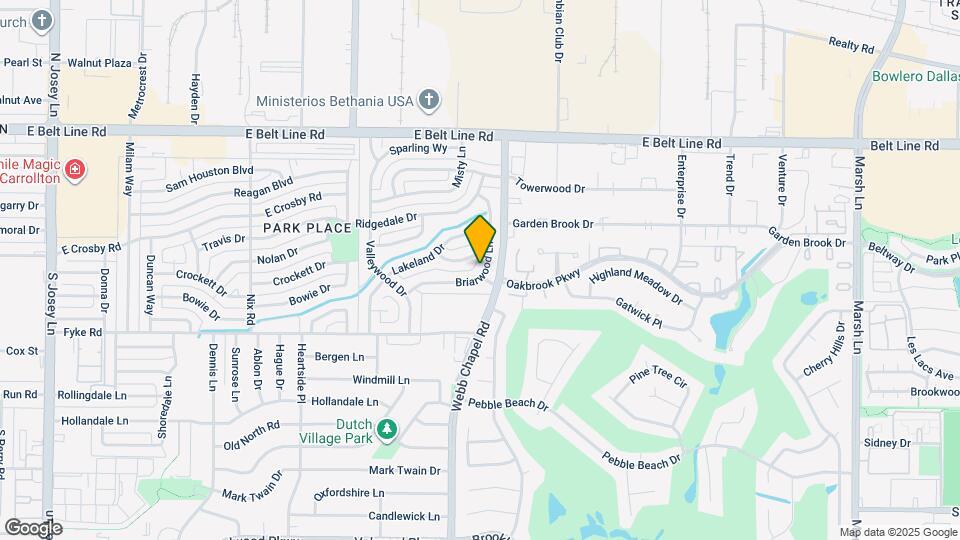 2403 Briarwood Ln Map and Location Details