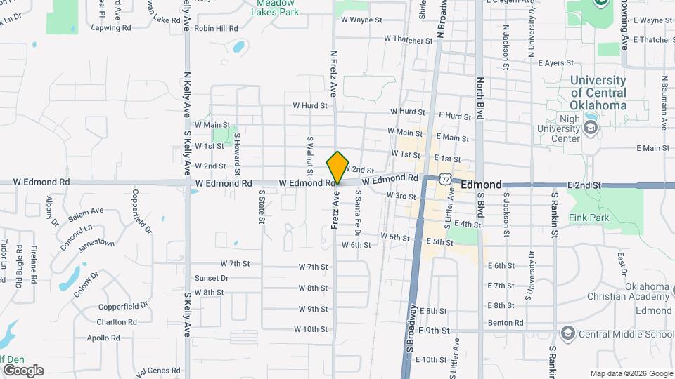 300 Fretz Ave Map and Location Details